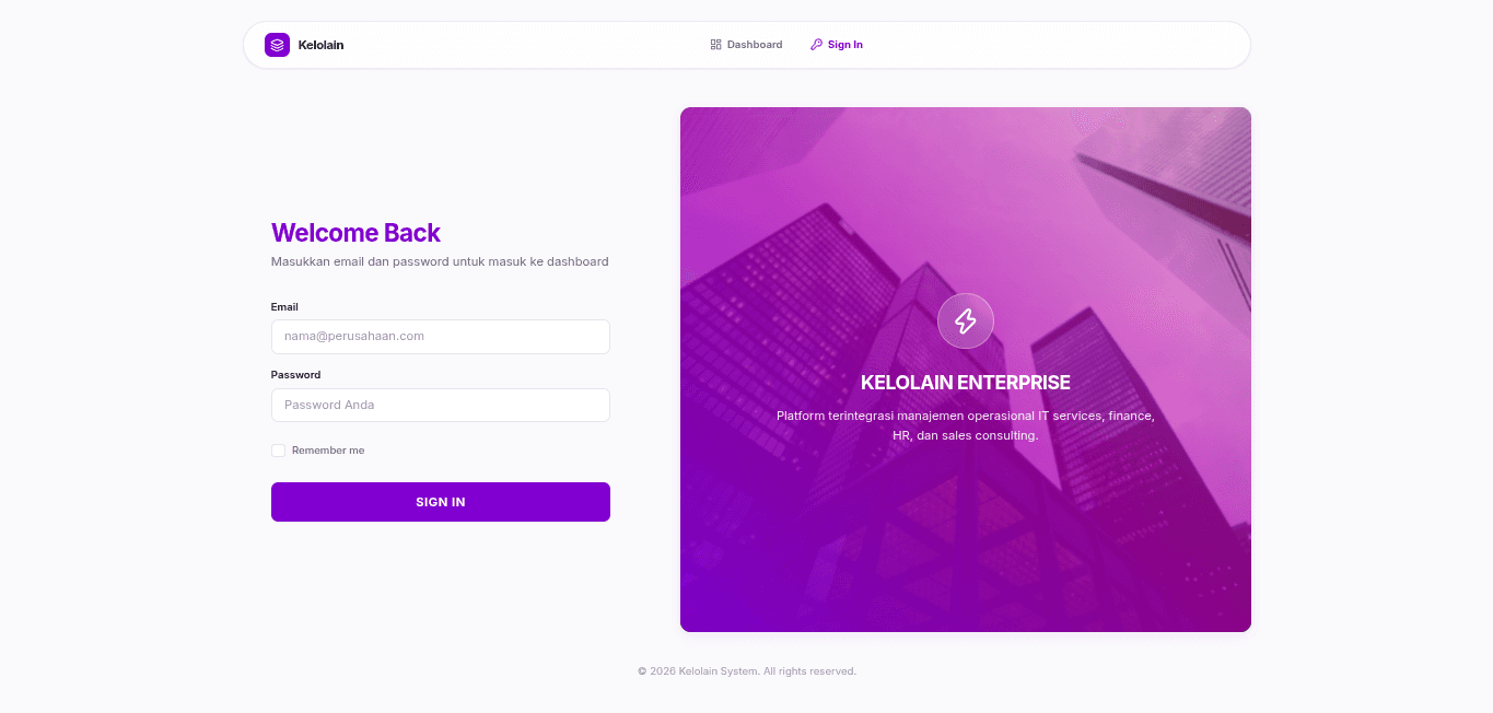 Kelolain : ERP IT Consulting