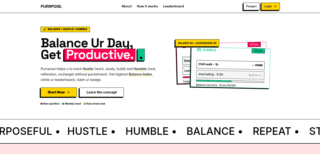 Purrpose: Balance Between Hustle and Humble